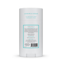 Native Jasmine & Cedar scent notes with jasmine and cedar highlights on label.