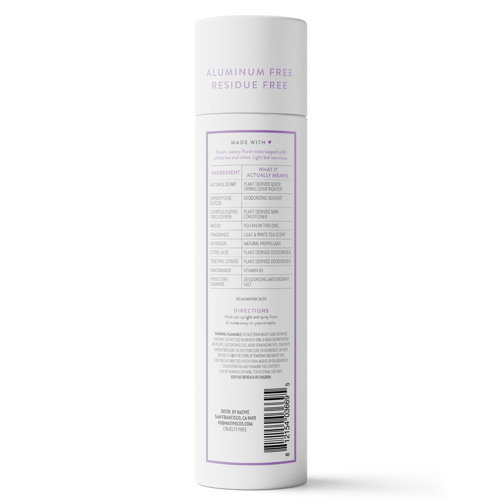 Native Deodorant on arm demonstrates long-lasting odor protection.