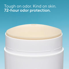 Native Ocean & Timber deodorant stick-packaging; clean design and aluminum-free promise.