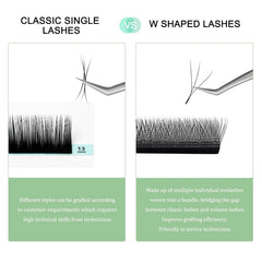 NATUHANA customizable density with slender roots for comfortable wear.