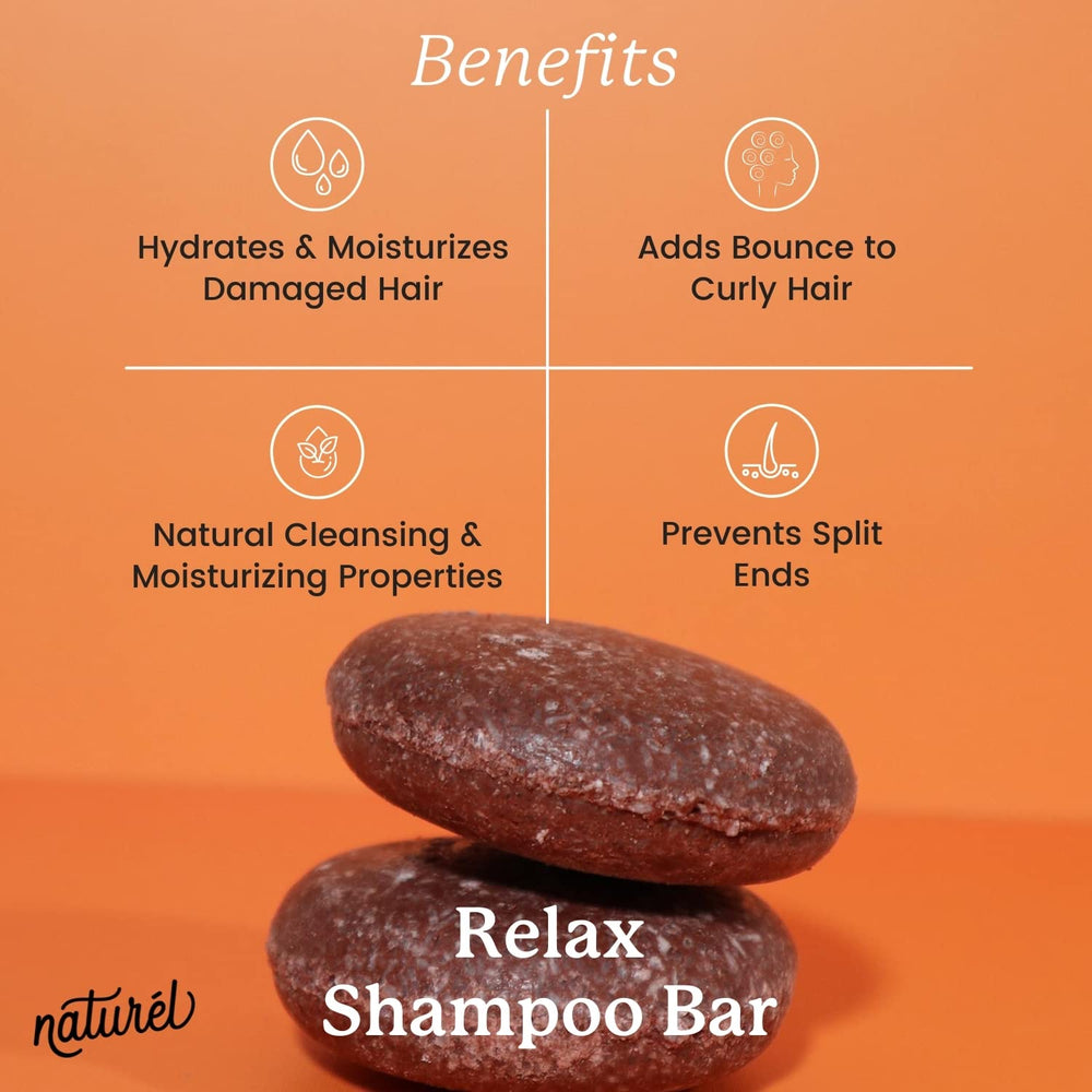 NATURÉL Relax argan oil close-up shows shine and hydration on hair.