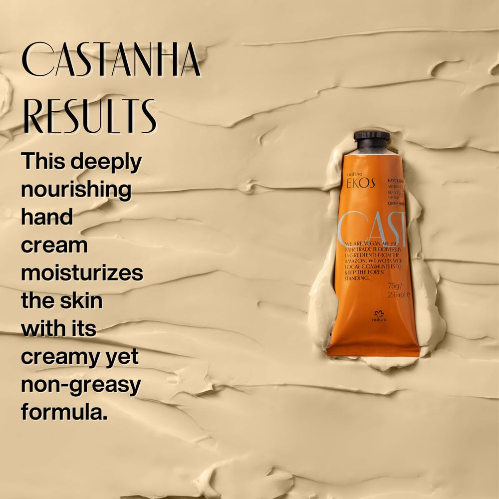 Natura Castanha Hand Cream enriched with Brazil Nut oil