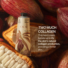Close-up of the Natura Ekos Cacau tube signaling quick-absorbing hydration for dry hands