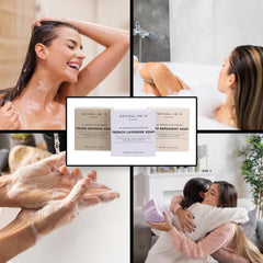 Natural Amor Los Angeles Gift packaging ready soap set image.