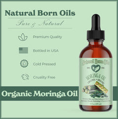 Natural Born Oils Moringa Oil seeds ready for cold-press extraction.