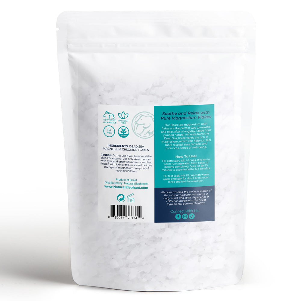 Natural Elephant skin-friendly flakes suitable for all skin types.