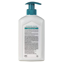 Natural Formula hair cream application demonstrates frizz control and shine.