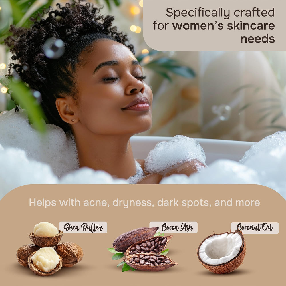 Natural Wunderz African Black Soap Body Wash subtle tingling sensation after use