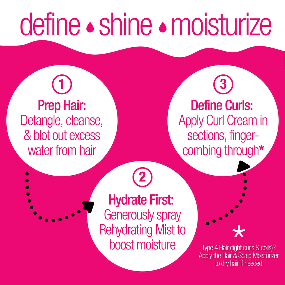 Naturaz Curl Defining Cream smoothing edges on damp hair for neat edges.
