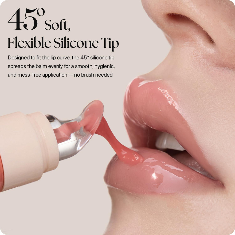 Nature Republic Honey Melting Lip Balm closeup with glossy, non-sticky finish.