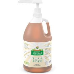 Nature Sustained gallon shampoo with pump for easy refills and shower use.