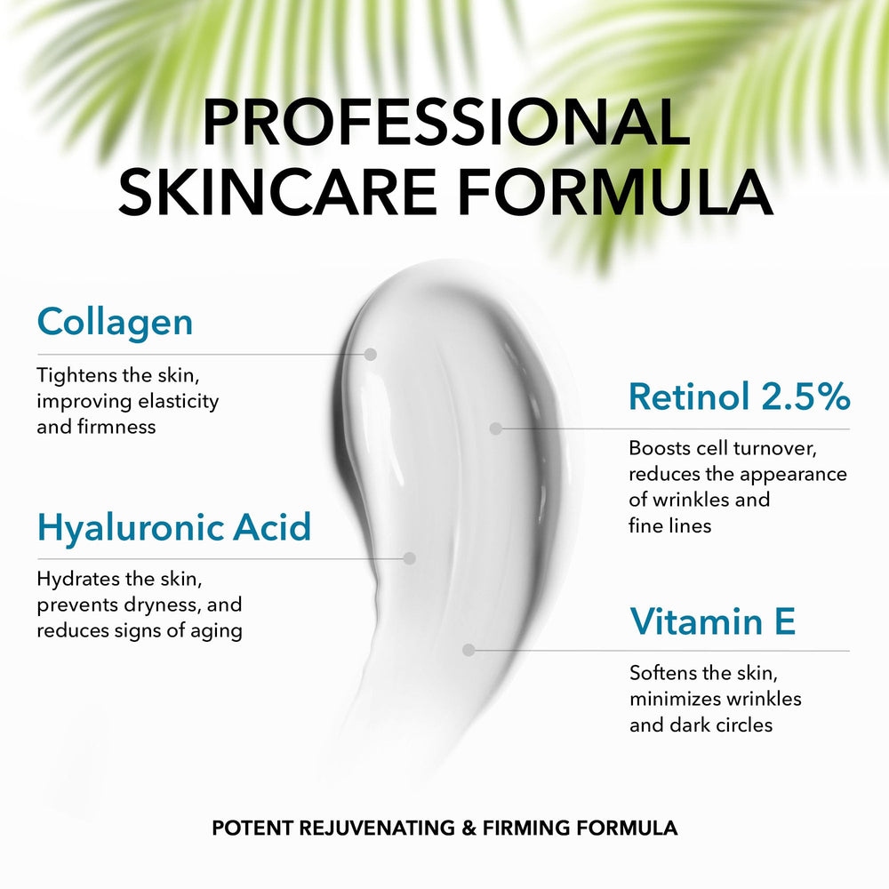 Closeup of retinol texture in Nature Theory collagen cream