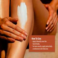 Nature Well face-application scene demonstrates daily use for visible hydration.