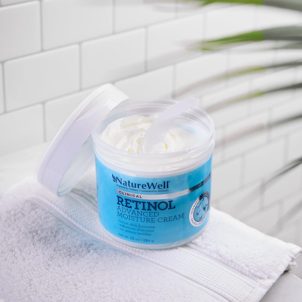 Nature Well body moisturizer applied on the arm for full body hydration