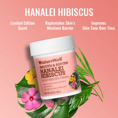 NATURE WELL Hanalei Hibiscus Cream packaging with daily-use branding