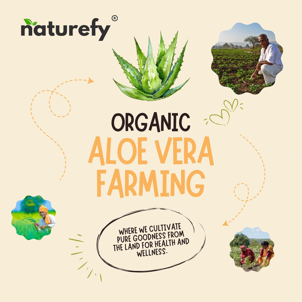 Naturefy Aloe Vera Gel product in gift-ready box offers farm-fresh care.