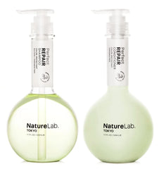 NatureLab TOKYO Perfect Repair shampoo bottle revives damaged hair