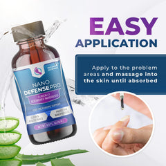 Close-up of nails and cuticles during nourishing care routine.