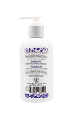 Close-up of Huckleberry Lotion texture, fast-absorbing and non-greasy for daily use