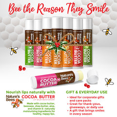 Nature’s Bees Original Flavor Collection Pack shows four balms for versatile lip care