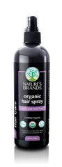 Nature's Brands Hair Spray Organic by Herbal Choice Mari 16 oz bottle for natural hold and fresh fragrance.