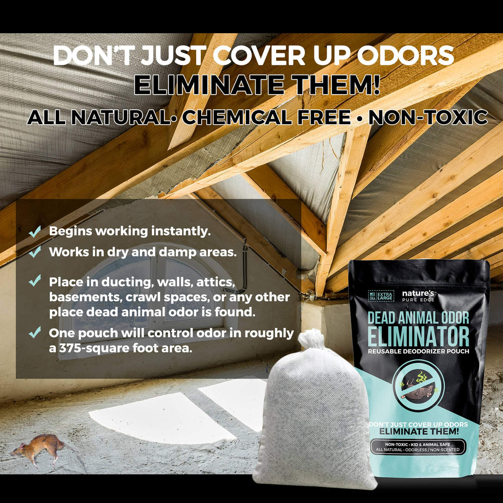 Nature's Pure Edge attic and crawlspace odor control after cleanup