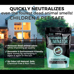 Nature's Pure Edge zeolite-infused pouch targets decay-related odors near wall voids