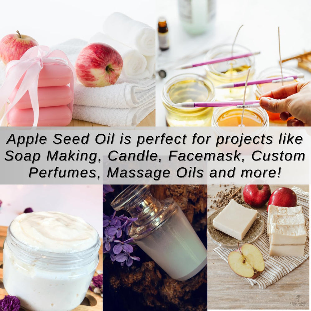 Hair care use Apple Seed Oil for shine and manageability