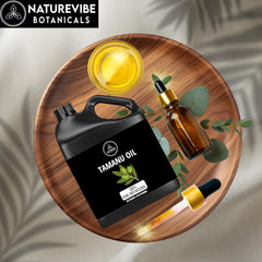 Naturevibe Botanicals Tamanu Oil being cold-pressed for purity