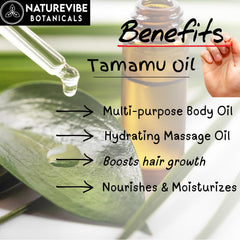 Naturevibe Botanicals Tamanu Oil as a facial moisturizer