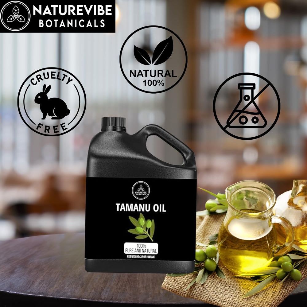 Naturevibe Botanicals Tamanu Oil ready for skin care application