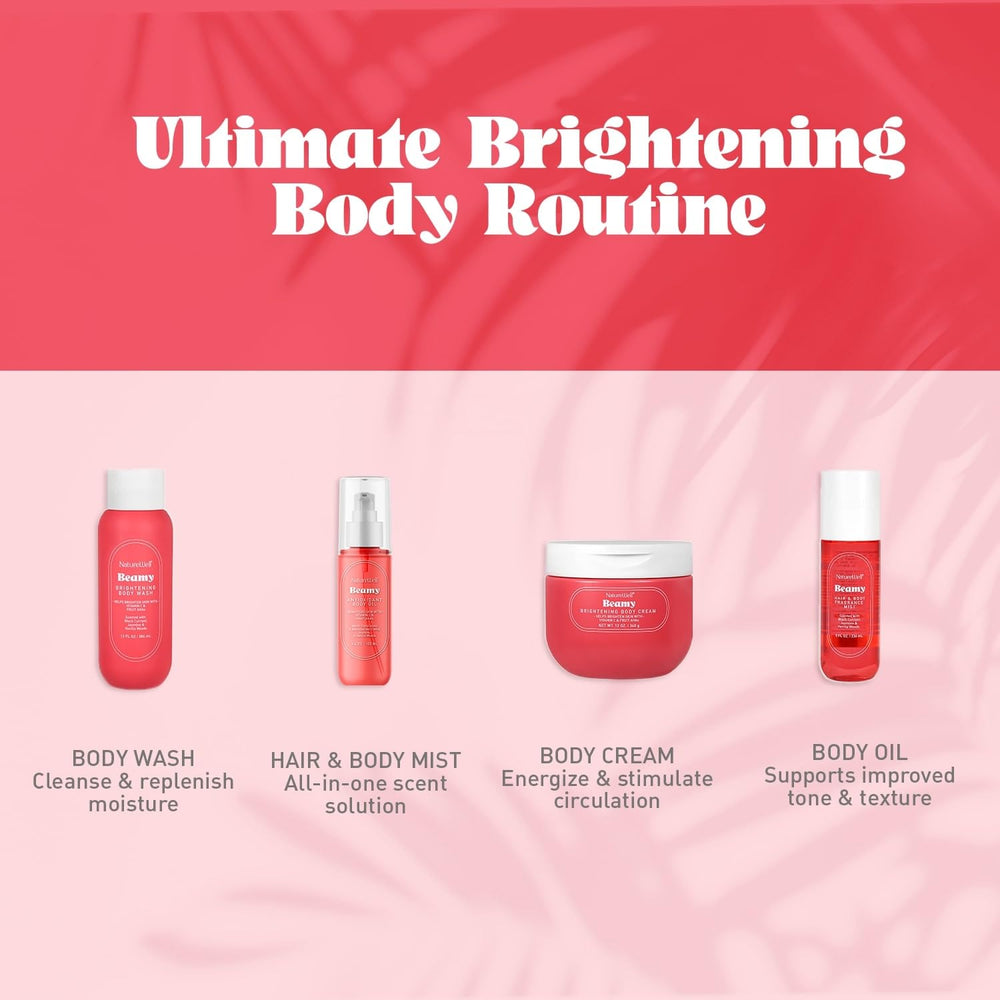 Cacay oil ingredient detail in NatureWell Beamy Brightening Body Cream