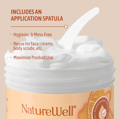 Luxurious Nature Well formula absorbs quickly without greasy residue.