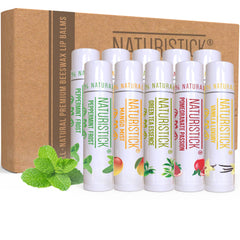 Naturistick beeswax lip balm vanilla scent for smooth, long-lasting hydration.