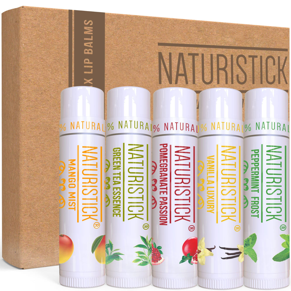 Naturistick lip balm application swatch shows silky glide