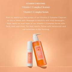 Naturium Vitamin C Complex Cleanser pump top in use for easy daily cleansing