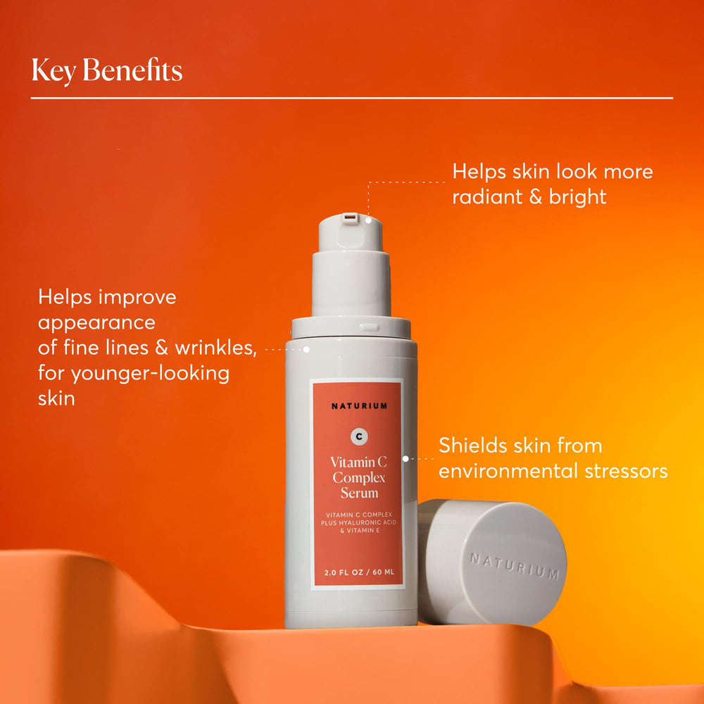 Naturium Vitamin C Complex Serum application on face and neck for refreshing feel