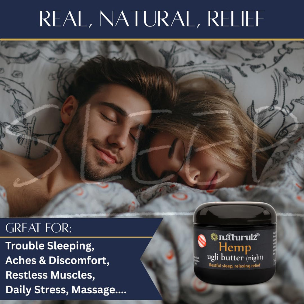 Naturulz Ugli Butter Night Cream packaging emphasizes American-made quality.