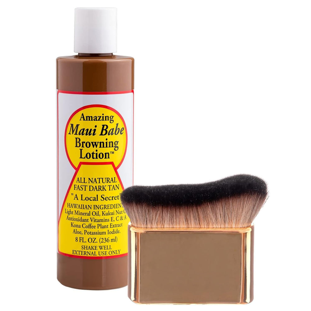 Nautical Crush Maui Babe Browning Lotion 8oz bottle for a deep natural tan