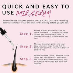 N+B Hair Growth Serum 3-pack box for convenient routine.