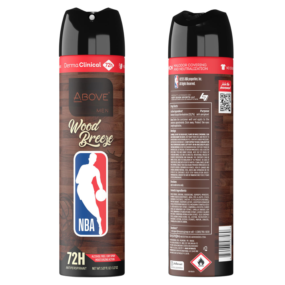 NBA Above Houston Rockets Wood Breeze image highlights rich cedarwood and sandalwood notes