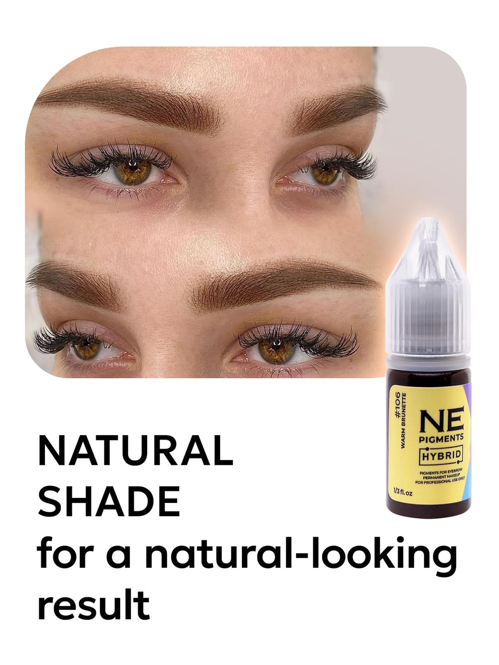 Mixing on the palette demonstrates cooler tones when blending with Dark Blonde.