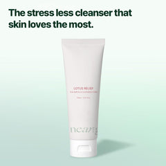 Close view of ingredients in Near Garden Lotus Relief Foam