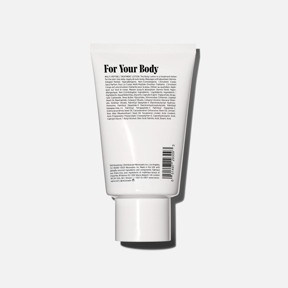 Close-up of lotion pump showing smooth, non-greasy texture for effortless layering.