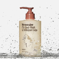 Nécessaire body wash with niacinamide supports skin health during cleansing.