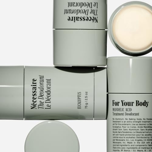 Nécessaire eucalyptus deodorant 75 g packaging ideal for travel or gym bags.