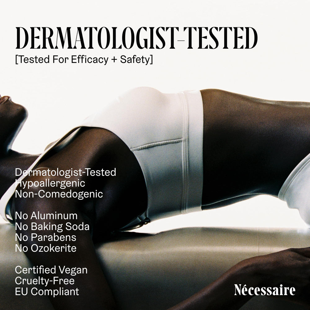 Packaging label highlights fragrance-free and vegan attributes