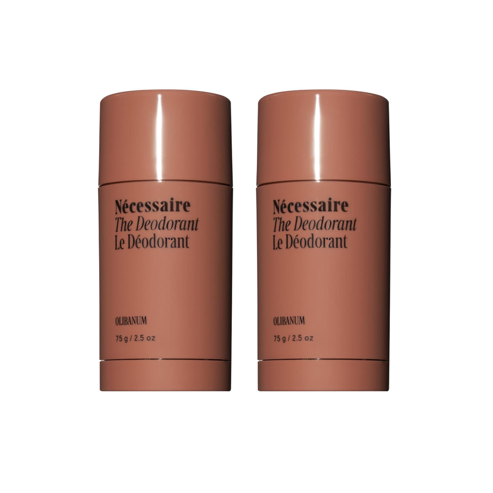 Nécessaire Olibanum deodorant packaging shows aluminum-free protection for daily comfort