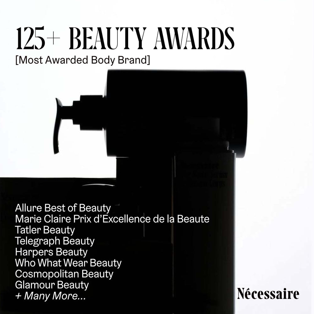 Nécessaire Hair Duo fragrance-free label, ideal for irritation-prone users.