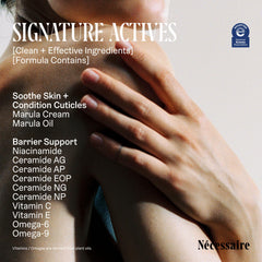 Nécessaire hand cream with niacinamide for improved texture